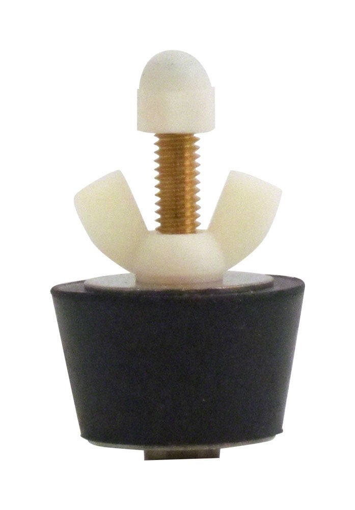 Rubber Plug with Valve for 1-1/2 Inch Pipe, with Blow Thru Valve